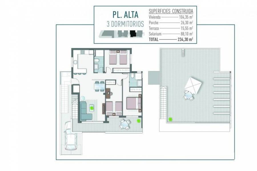 Obra Nueva - Duplex - Pilar de la Horadada - PILAR DE LA HORADADA